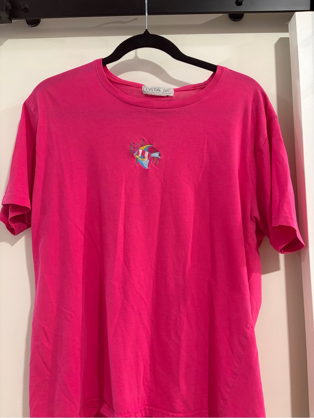 Women's Hot Pink Short-Sleeve Tee